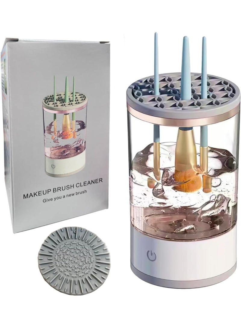 Trendigo Electric Makeup Brush Cleaner Machine – Automatic Spinning Cosmetic Brush Cleaner, Universal Fit for All Makeup Brush Sizes - Image 1